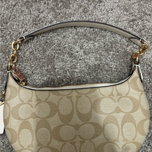 Coach tan baguette purse - Picture 2 of 3
